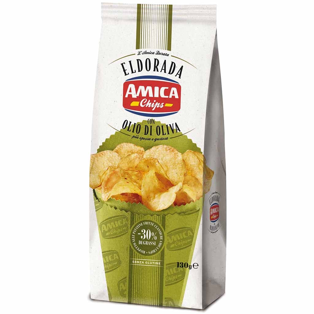 Amica Chips Eldorada Olio di Oliva 130g MHD 01.09.26