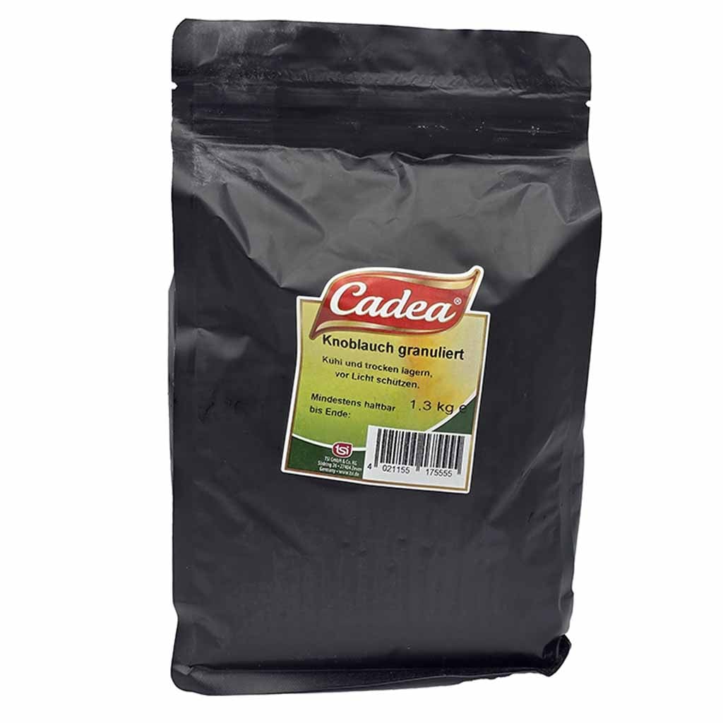 Cadea Gewürze Knoblauch granuliert 1300g MHD 30.11.26