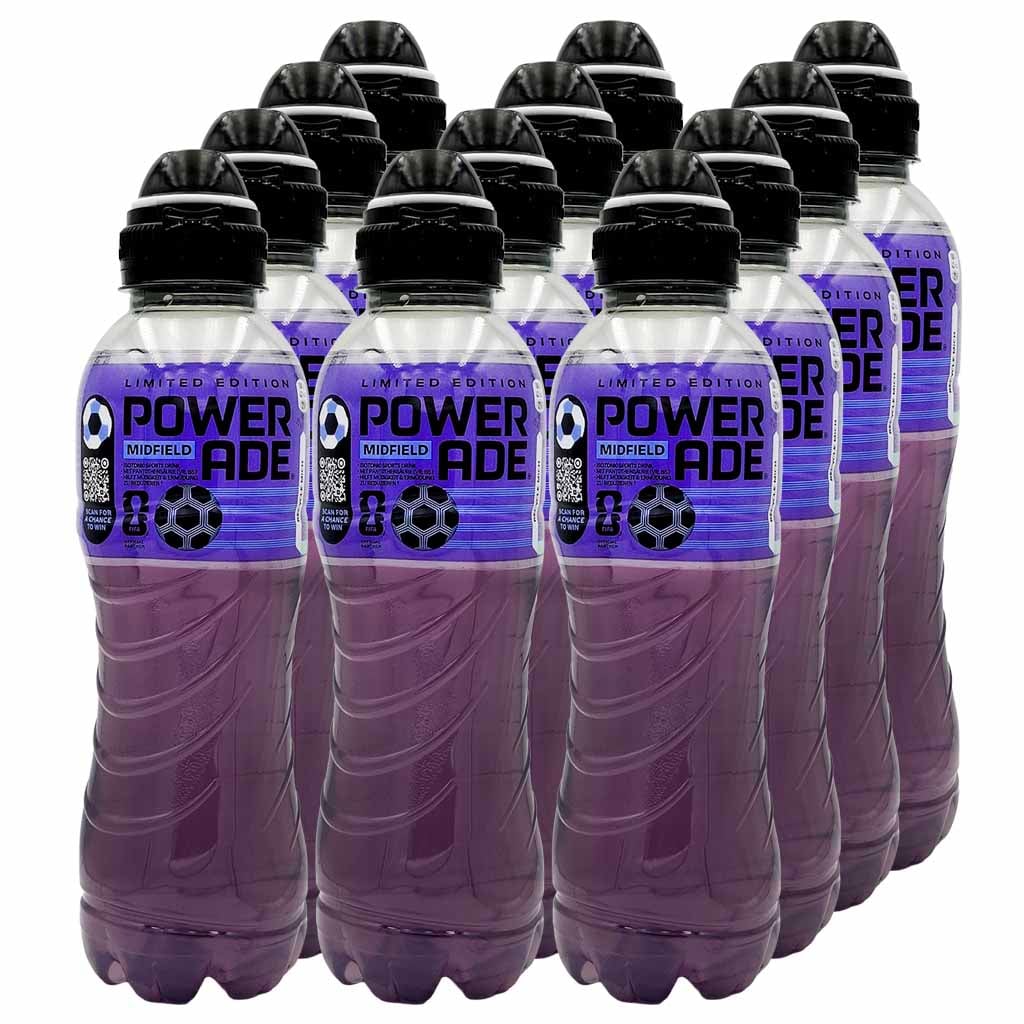 12x Powerade Playstyles Midfield Limited Edition PET á 500ml=6L