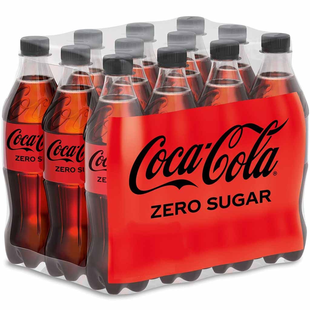 12x Coca-Cola Zero PET á 0,5L=6L MHD 31.12.26