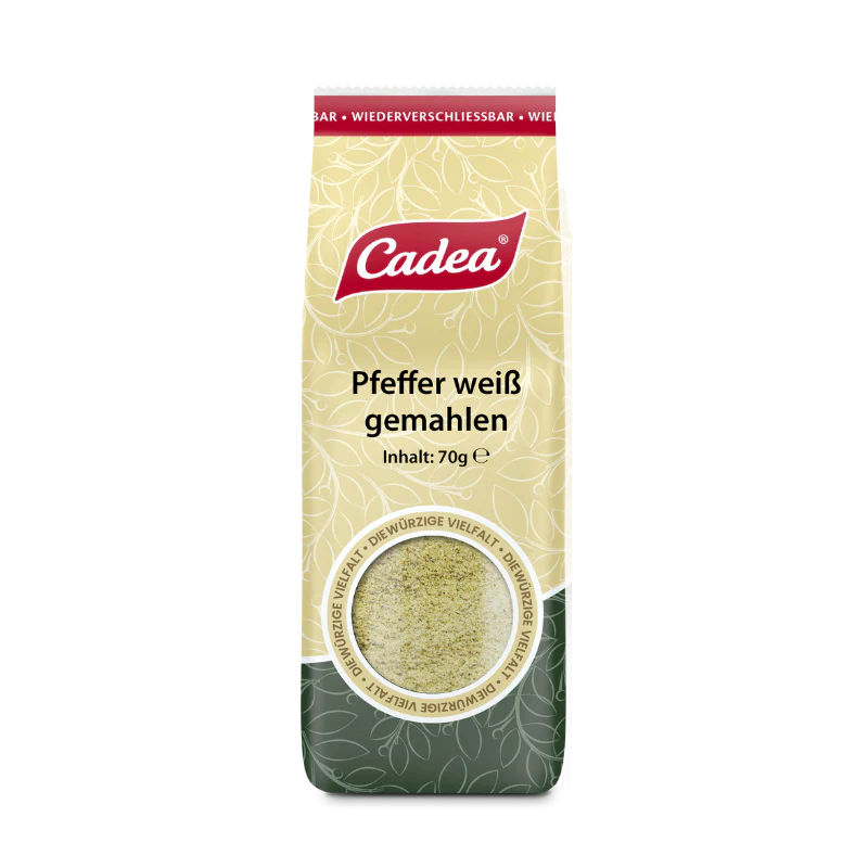 Cadea Pfeffer weiß gemahlen 70g MHD 30.01.28