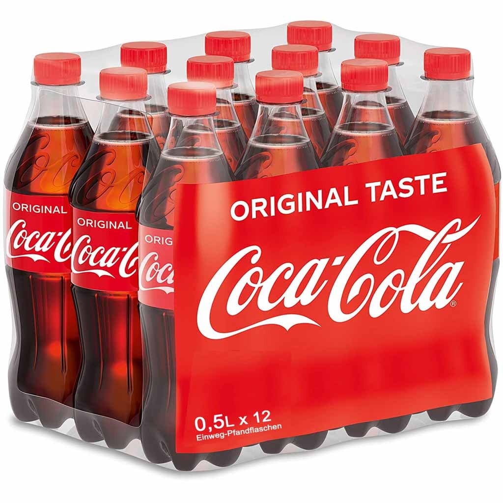 12x Coca-Cola Original PET á 0,5L=6L MHD 31.10.26