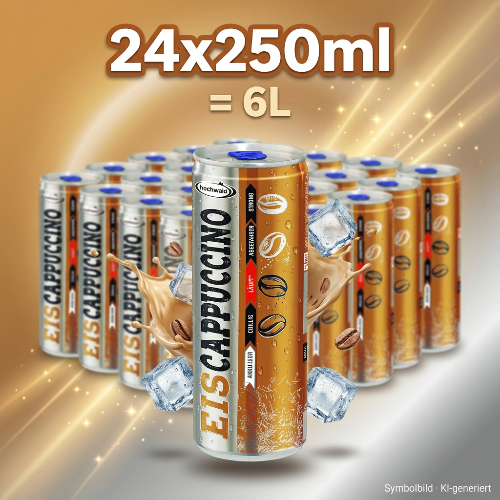 24x Hochwald Eiscappuccino Dose á 250ml=6L MHD 30.06.27