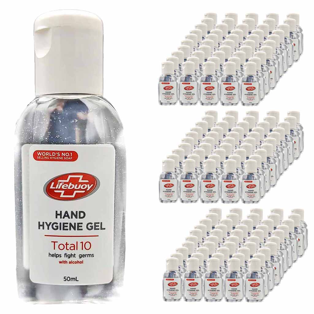 150 x Hand Hygiene Gel 50ml mit Alkohol für Reisen und die Handtasche