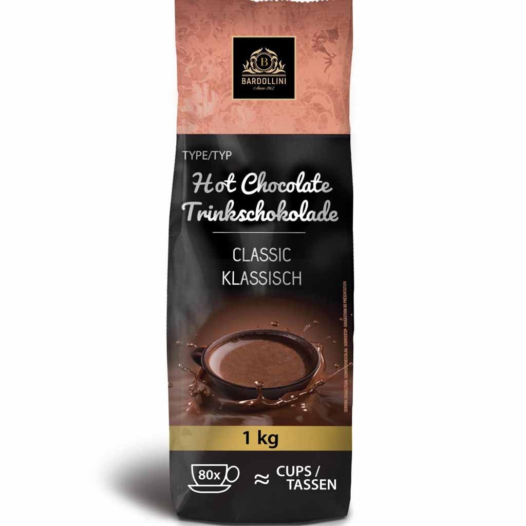 Bardollini Trinkschokolade klassisch 1kg MHD 13.11.27