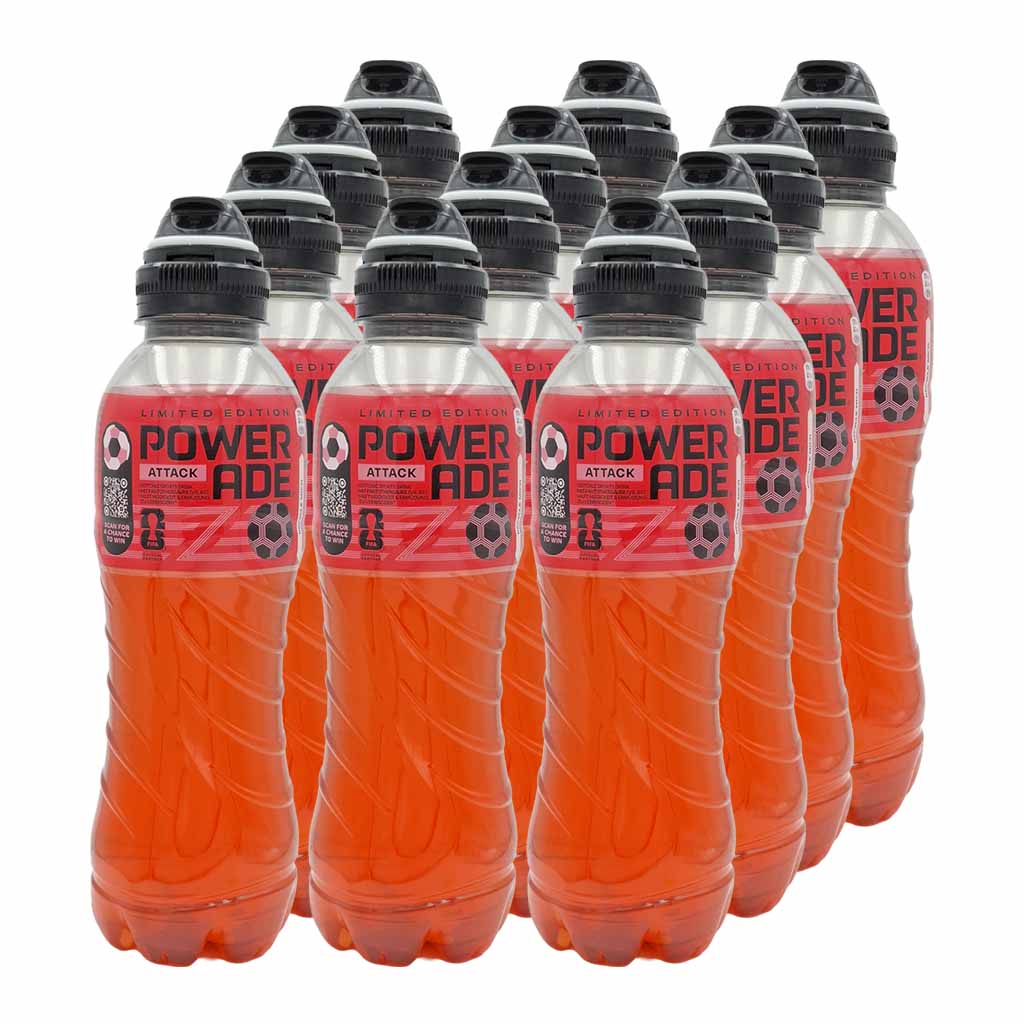 12x Powerade Attack Limited Edition PET á 500ml=6L MHD 31.01.27