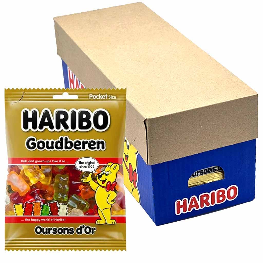 28x Haribo Goldbären á 75g = 2100g MHD 30.08.27