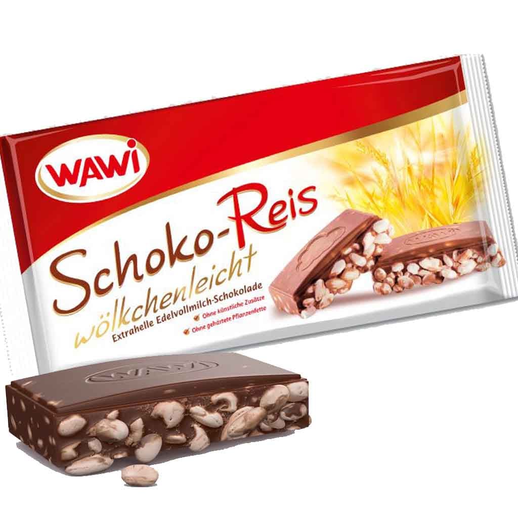 30x Wawi Schoko-Reis wölkchenleicht Vollmilch á 40g=1,2kg MHD 30.09.27